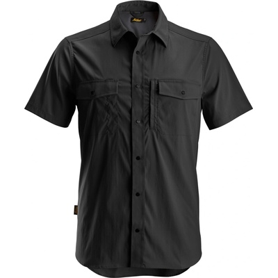 Snickers Workwear košeľa funkčná LiteWork s krátkym rukávom (85200400003) čierna