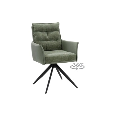 Carmen Трапезен стол conway - маслено зелен od