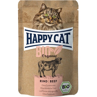 Happy Cat Bio 6 x 85 g bio-kuracie
