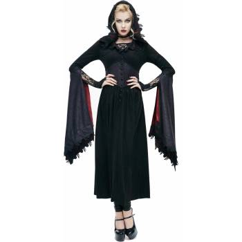 Devil fashion дамска рокля DEVIL FASHION - Storm Maiden готик тренч палто - CT070