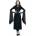 Devil fashion дамска рокля DEVIL FASHION - Storm Maiden готик тренч палто - CT070
