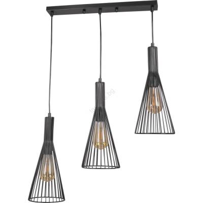 Polux Пендел TIANA 3xE27/20W/230V черен (SA2072)
