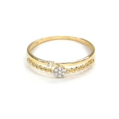 Pattic Prsten ze žlutého zlata AU GU438501Y