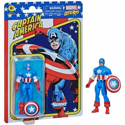 Hasbro Marvel Legends Retro Collection akční Captain America 10 cm