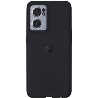 OnePlus Sandstone Bumper Cover - оригинален хибриден удароустойчив кейс за OnePlus Nord CE 2T (черен)