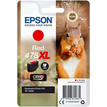 Epson original ink C13T04F54010, 478XL, red, 10.2ml (C13T04F54010)