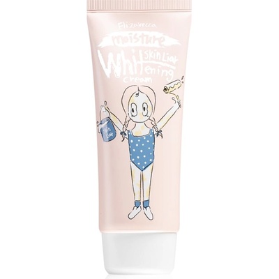 Elizavecca Skin Liar Moisture Whitening Cream озаряващ тониращ флуид да уеднакви цвета на кожата 100ml