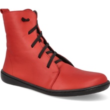 KTR Barefoot dámské zimní boty Timoti Red červené