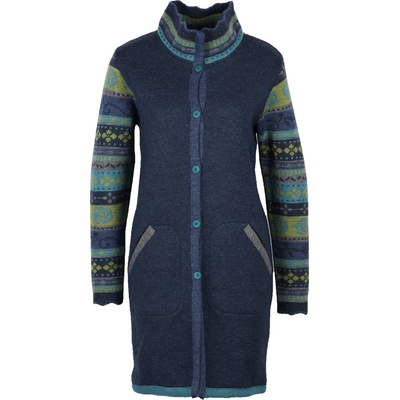 Flomax Дамско вълнено яке Flomax Women's Rosalia Oversized Coat Wool jacket - Nachtblau / Jeans - размер 36/38 (EU) (105-6547-0211)