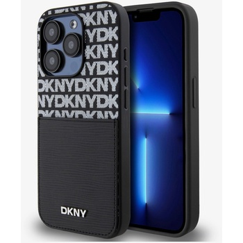 DKNY PU кожа с повтарящ се модел на джоб за карта заден капак за iPhone 14 Pro Black DKNY DKNY | Cheren | ЖЕНИ | UNI