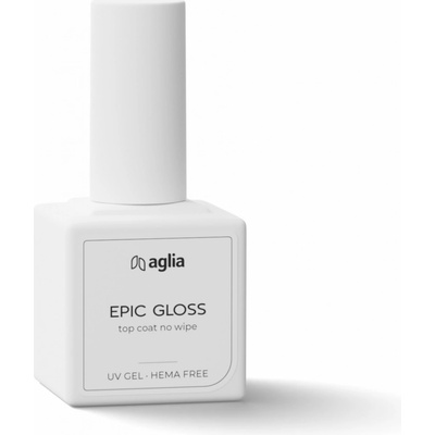 Aglia Epic Gloss vrchní bezvýpotkový UV gel hema free 15 ml – Zbozi.Blesk.cz