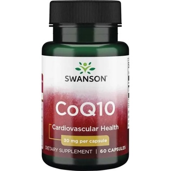Swanson CoQ10, 30 mg, 60 капсули, Swanson (SW627)