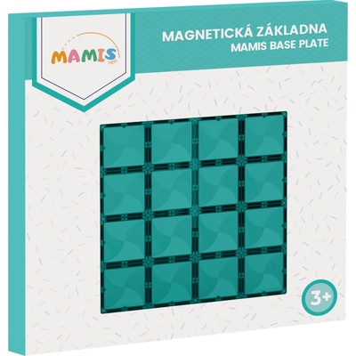 MAMIS Základňa pre magnetické stavebnice - cyan