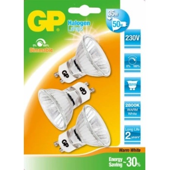 Gpbattery 1x3 GP Lighting Halogen Twist 35W 230V GU10 reflector 1200 cd