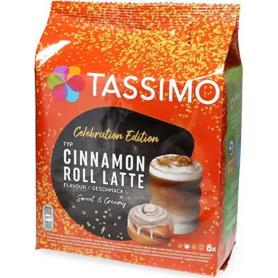 Tassimo Latte se skořicovou rolkou kapslí pro Tassimo 16 ks