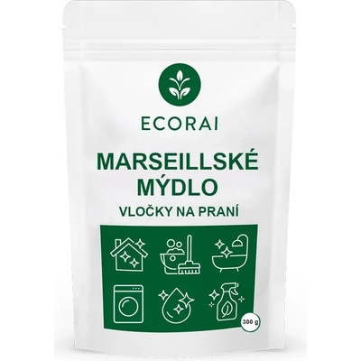Ecorai Marseillské mýdlo, vločky na praní, originál 300 g – Zboží Dáma