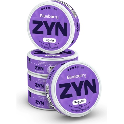 ZYN Blueberry 11 mg 5 krabiček po 21 sáčcích