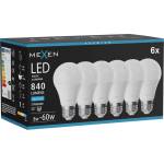 Mexen Nova 6x LED крушка E27, A60, 8W, Студена - 6500K, 840 lm - L100-E27-0865-01x06 (L100-E27-0865-01x06)