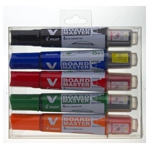 Pilot Пилотен WB маркер V-Board BG скосен 2-5мм връх (5) (WBMA-VBM-MC-S5-BG)