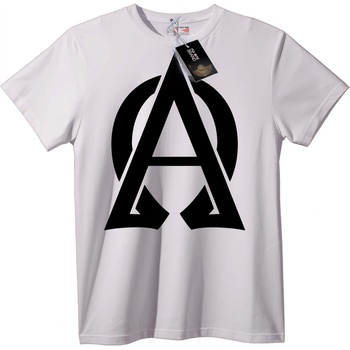 NOONEBRAND Тениска Черен A Символ - M, Black