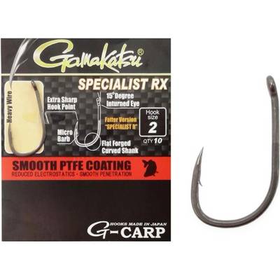 Gamakatsu G-Carp Specialist RX vel.2 10 ks