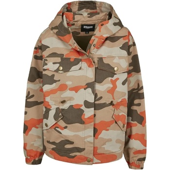 Urban classics Анорак Urban classics Oversized parka - Brown (Camouflage)