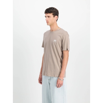 Alpha Industries tričko Basic T Small Logo vintage sand