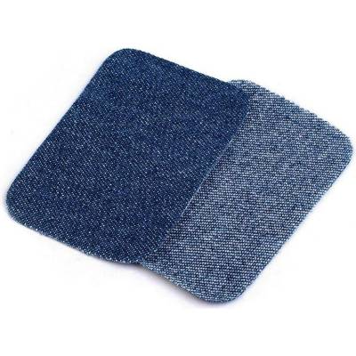 Nažehlovací záplaty riflové 7,6x4,9 cm Varianta: 2 modrá delta, Balení: 1 sáček