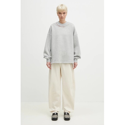 Fiorucci Суичър Fiorucci Neoprene Embroidered Neck Relaxed Fit (U02SPSCR188NE01GY01)