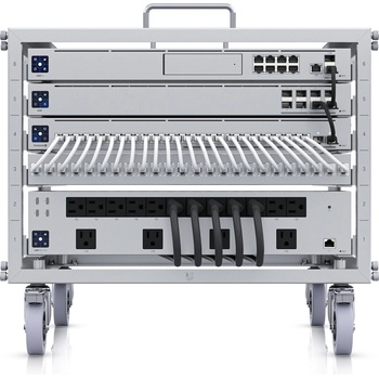 Ubiquiti Сървърен шкаф Ubiquiti - Toolless Mini Rack, 6U, сребрист (U-RACK-6U-TL)