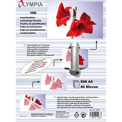 Olympia Laminovacia fólia DIN A5 80mic / 100ks (9167-O)