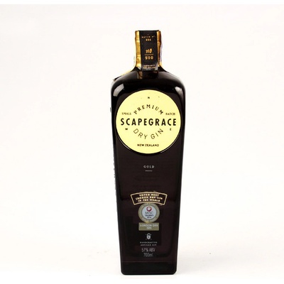 Scapegrace GOLD Premium Dry Gin 57% 0,7 l (holá láhev)