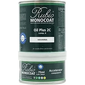 Rubio Monocoat Oil 2C Havana - Двукомпонентно масло за вътрешна употреба 0.39л (3116)