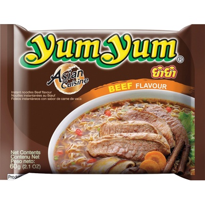 YUM YUM Instantná rezancová polievka hovädzia 60 g
