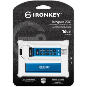 Image 1 of Kingston IronKey Keypad 200 16GB (IKKP200/16GB)