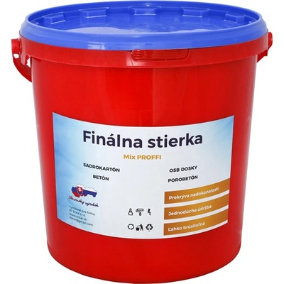 Finálna stierka Vnútorná stierka biela hladká 1,5 kg