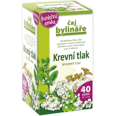 Čaj bylináře Krevní tlak nálevové sáčky 40 x 1,6 g