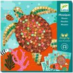 DJECO Игрален комплект Djeco - Мозайка, Карибски животни (DJ09427)
