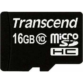 Image 1 of Transcend microSDHC 16GB C10 TS16GUSDC10