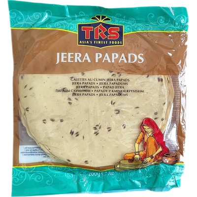 Trs Papads Jeera indická placka 200 g – Zbozi.Blesk.cz