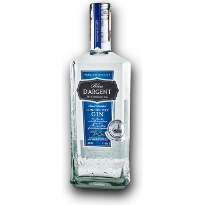 Bleu D'Argent London Dry Gin 40% 0,7 l (čistá fľaša)