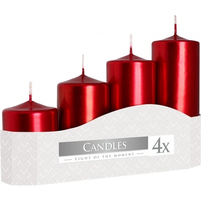 Bispol Adventná Metalická Červená 4 x 80 g