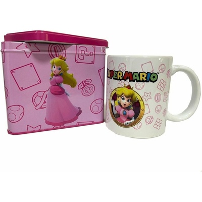 Hrnek s kasičkou na mince Nintendo Princess Peach ze Super Mario Cup – Zbozi.Blesk.cz