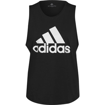 adidas Дамски потник Adidas Essentials Big Logo Tank Top Womens - Black/White