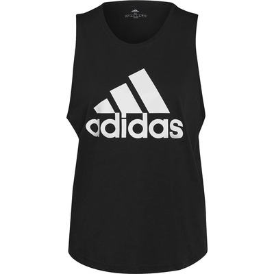 adidas Дамски потник Adidas Essentials Big Logo Tank Top Womens - Black/White