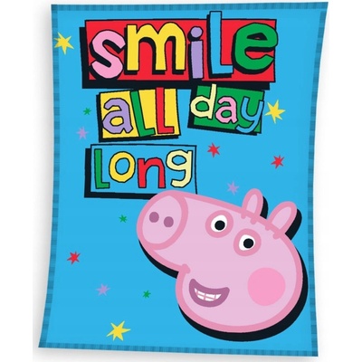 Carbotex Deka odstíny modré Prasátko Peppa dětská – Zboží Dáma