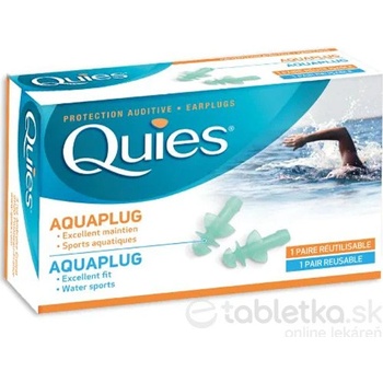 Quies AQUAPLUG Chrániče sluchu do vody 1x2 ks