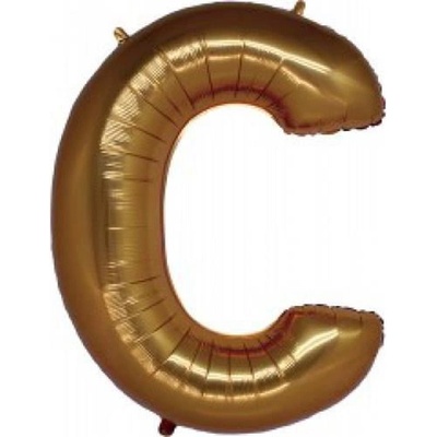GRABO fóliový balónek PÍSMENO ZLATÉ C 102cm,40" nafukovací