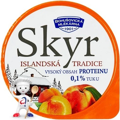 Bohušovická mlékárna Skyr broskev meruňka 130 g