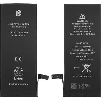 Image 1 of Prio Батерия за Apple iPhone 6S, 1715 mAh, включена монтажна лента (13091)